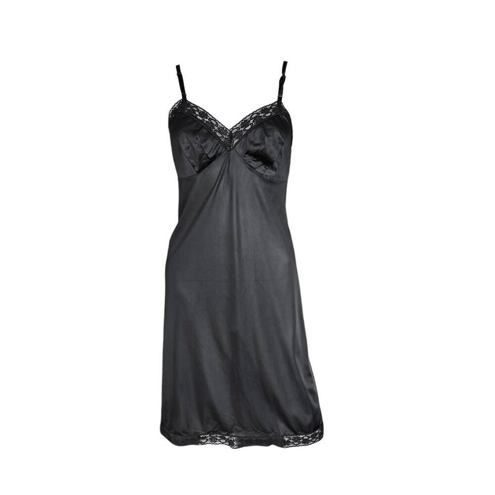 vintage goth lace slip dress